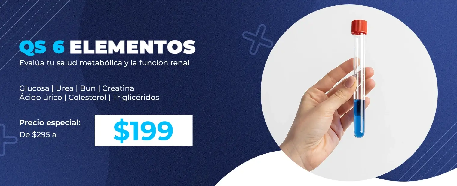 Química sanguínea de 6 elementos